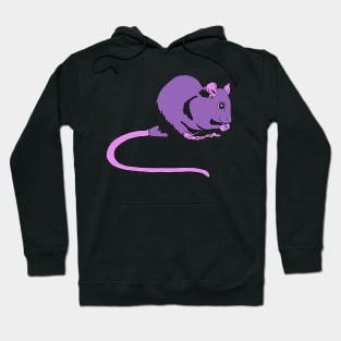 Purple Pet Rat Hoodie